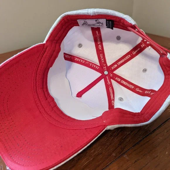 St. Louis Cardinals Jason Isringhausen Hall of Fame Snapback Hat Gray/Red NWOT - Picture 7 of 9